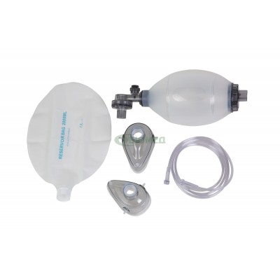 Мешок дыхательный ручной типа АМБУ многоразовый для новорожденных Мешок дыхательный ручной типа АМБУ многоразовый для новорожденных