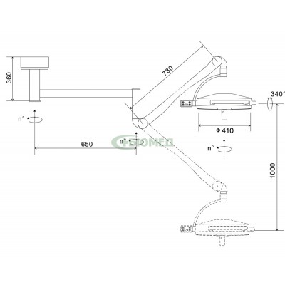 Світильник KD-2036D-2 Світильник KD-2036D-2