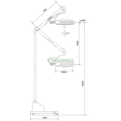 Світильник KD-2036D-3 Світильник KD-2036D-3
