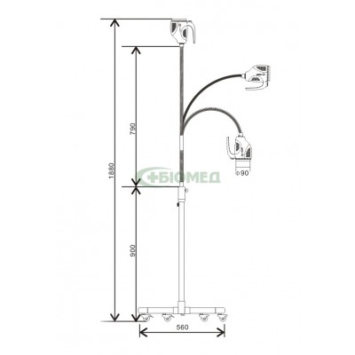 Світильник KD-202B-8 Світильник KD-202B-8